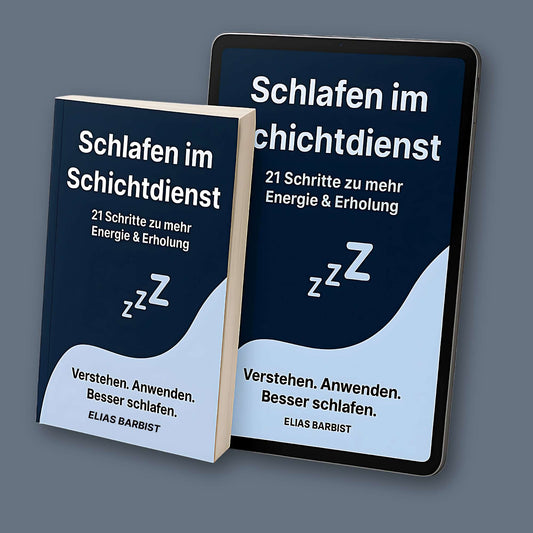 Schlafen im Schichtdienst – eBook und Taschenbuch mit 21 Schritten zu mehr Energie & Erholung bei Schichtarbeit.